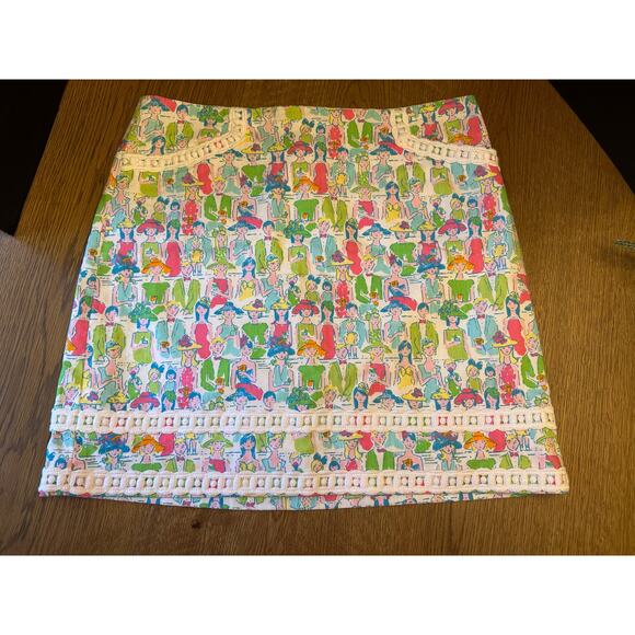 Lilly Pulitzer Dresses & Skirts - Lilly Pulitzer Roslyn Skirt Giddy Up Grandstand
Kentucky Derby EUC Sz 12